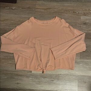 Aerie Peach Long Sleeve Top